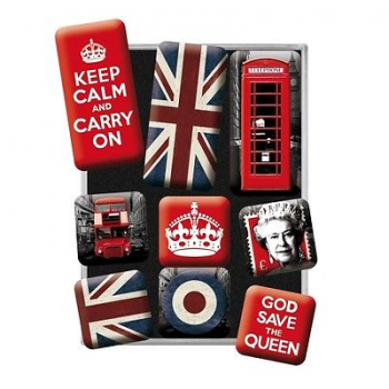 Magnet-Set 9-tlg. London